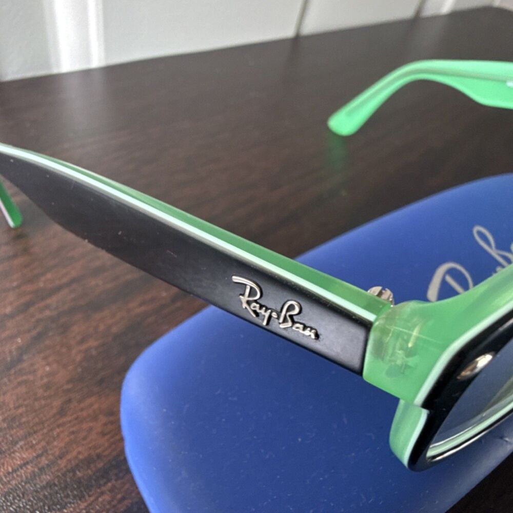Ray Ban Eyeglasses Blue Green trendy Eyewear - Picture 6 of 13
